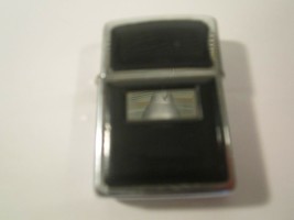 Chrome ZIPPO Lighter 1988 with Black Overlay McCANN Engraved [Z36u] - $12.96
