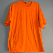 Men’s bright orange/safety orange short sleeve top size 2 XL - $7.84