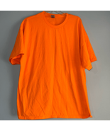 Men’s bright orange/safety orange short sleeve top size 2 XL - $10.74 CAD