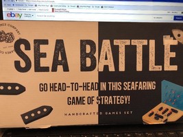 Sea Battle Handcrafted Games Set By British Games Company New In Box Nib - $8.10