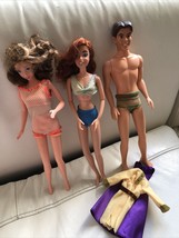 1966 New Barbie Doll Beach Cover Up, 1962 Mattel Midge Bikini , 1964 Skin Diver  - £81.52 GBP