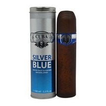 Cuba Silver Blue by Cuba, 3.3 oz Eau De Toilette Spray for Men - $552.48 MXN