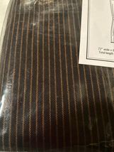 Primitive new Black Ticking Curtains - 63 inch length image 4