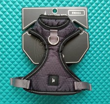 London Fog Pet Collection Designer Dog Harness Black/Gray Sz Small Chest 13-16&quot; - £14.34 GBP