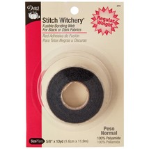 Dritz Stitch Witchery Fusible, 5/8&quot; X 13-Yards, Regular Weight, 1 Roll, Black Bo - £11.01 GBP