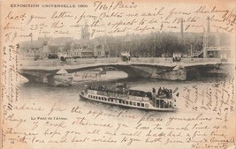 Paris FRANCE- Exposition Universelle 1900 - Le Pont De L&#39;alma Postcard - £6.34 GBP