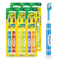 GUM Crayola Marker Childrens Toothbrush, Soft Bristled Kids Toothbrush... - $385.70 MXN