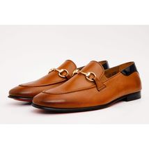 The Maratea Brown Leather shoe Bit Loafer Men Shoe image 2