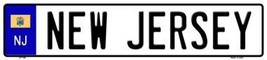 New Jersey Novelty Metal European License Plate EP-098 - $412.24 MXN