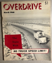 OVERDRIVE vintage Trucking Magazine  March 1968 - £39.56 GBP