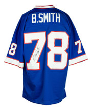 Bruce Smith Autografato Buffalo Bills Blu Mitchell &amp; Ness Calcio Maglia JSA ITP - £302.38 GBP