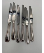 Set of 6 Towle 18/10 Vietnam Stainless Steel BEADED ANTIQUE Dinner Knive... - £31.46 GBP