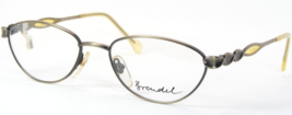 Vintage Brendel 8572 4 Antique Bronze Unique Rare Eyeglasses Glasses 52-18-140mm - £110.05 GBP