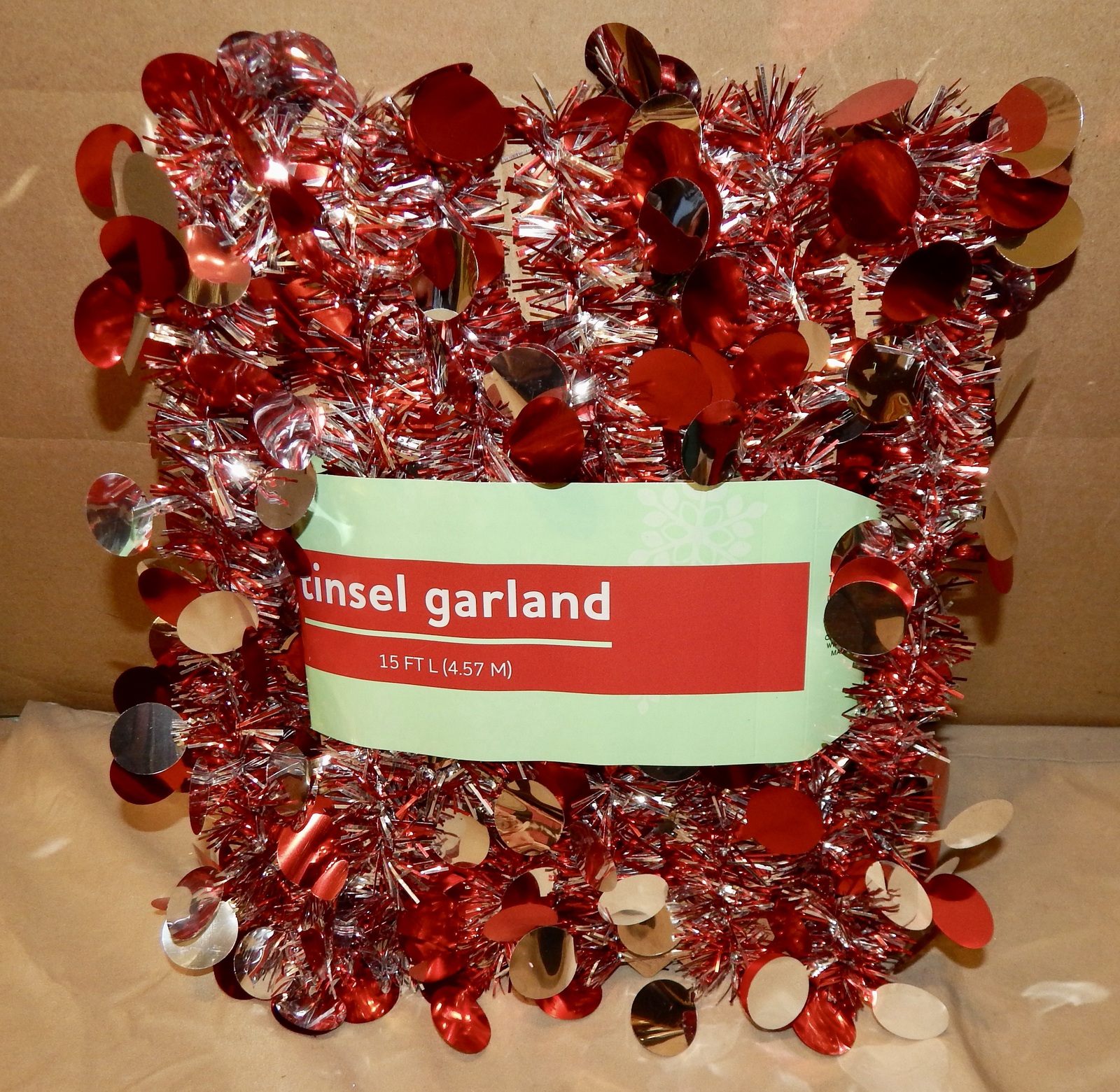 Tinsel Garland Metallic You Choose Many Types 15 Ft.- 4.57M Christmas NI... - $6.89