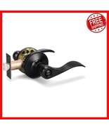 Durable Black Door Knob with Privacy Lock - Universal Fit and Easy Install - $789.10 MXN