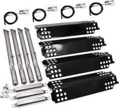 Grill Heat Plates Burners Crossover Tubes Igniters Kit For Charbroil 463436215 - £43.48 GBP