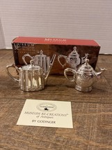 &quot;Godinger Silver Art&quot;  Silver Plated Salt &amp; Pepper Shaker Set Museum Recreation - £19.39 GBP