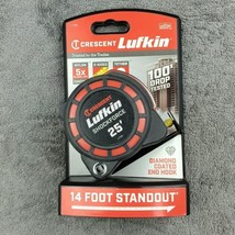 Crescent Lufkin SHOCKFORCE Dual Sided Tape Measure - 1-3/16&quot; x 25&#39; L1125... - £11.92 GBP