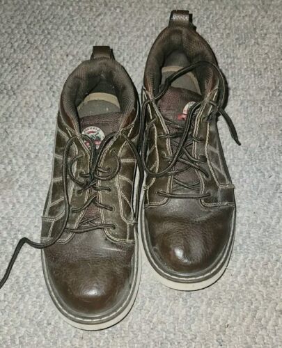 Mens 10.5 Brahma Brown White Sole Boot Casual Footwear - $9.99