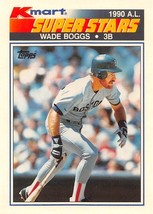 1990 Topps Kmart Super Stars #19 Wade Boggs Boston Red Sox ⚾ - £0.69 GBP