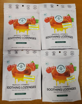 4 Bags: Beekeepers Naturals Propolis Soothing Lozenges Cherry (Exp 8/15/27) - $27.74 CAD