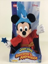 Playskool Disney Mickey Mouse Sorcerer&#39;s Apprentice Plush Stuffed Vintage 1989 - £65.99 GBP