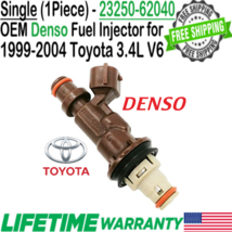 Genuine Denso x1 Fuel Injector for 1999, 2000, 2003, 2004 Toyota Tacoma ... - $59.39