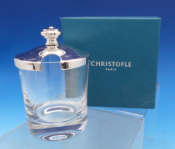 Albi by Christofle Silverplate Glass Sugar Bowl in Orig Box 4 1/4&quot; x 3&quot; (#7890) - £228.70 GBP
