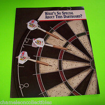 TOP DARTS ORIGINAL NOS ELECTRONIC ARCADE DART GAME SALES FLYER BROCHURE - $18.90