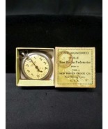 Antique One Hundred Mile Pedometer New Haven Clock Watch Co. In Box W Pa... - $361.07 MXN