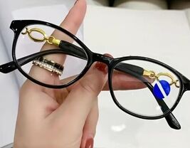 BLACK ~ Anti Blue Light ~ +2.50 ~ Plastic Frame ~ Single Vision Reading ... - $20.00