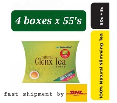 NH Detoxlim Clenx Tea for Natural Weight Loss &amp; Detox 4 boxes x 55 Sachets-DHL - £108.34 GBP