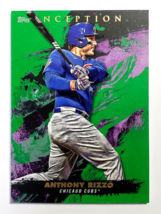 2021 Anthony Rizzo Inception Topps Mlb Baseball Card Green # 55 Chicago Cubs - $4.99