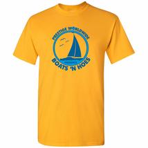 Prestige Worldwide Presents Boats &#39;n Hoes - Funny Summer Boating T Shirt - Small - £18.97 GBP