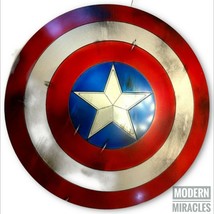 Captain America’s End Game War Damaged Shield Movie Prop Replica Halloween... - £83.62 GBP