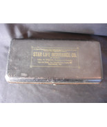 Star Life Insurance Co. Of America Geo. W. Miller Container Tin Baltimor... - £32.01 GBP