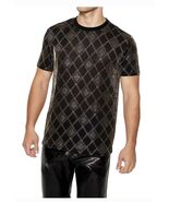 Forever 21 Mens X-Large Metallic Lattice Crew Tee Tshirt - $17.81