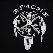 N Dee Apache Shirt Mens XL Black Hanes Preshrunk Cotton Printed Casual Beefy Tee - $12.85