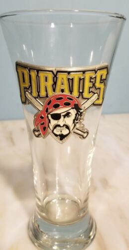 Primary image for Pittsburgh Pirates Pilsner Beer Glass 2006 MLB 8" Tall Clear With Logo