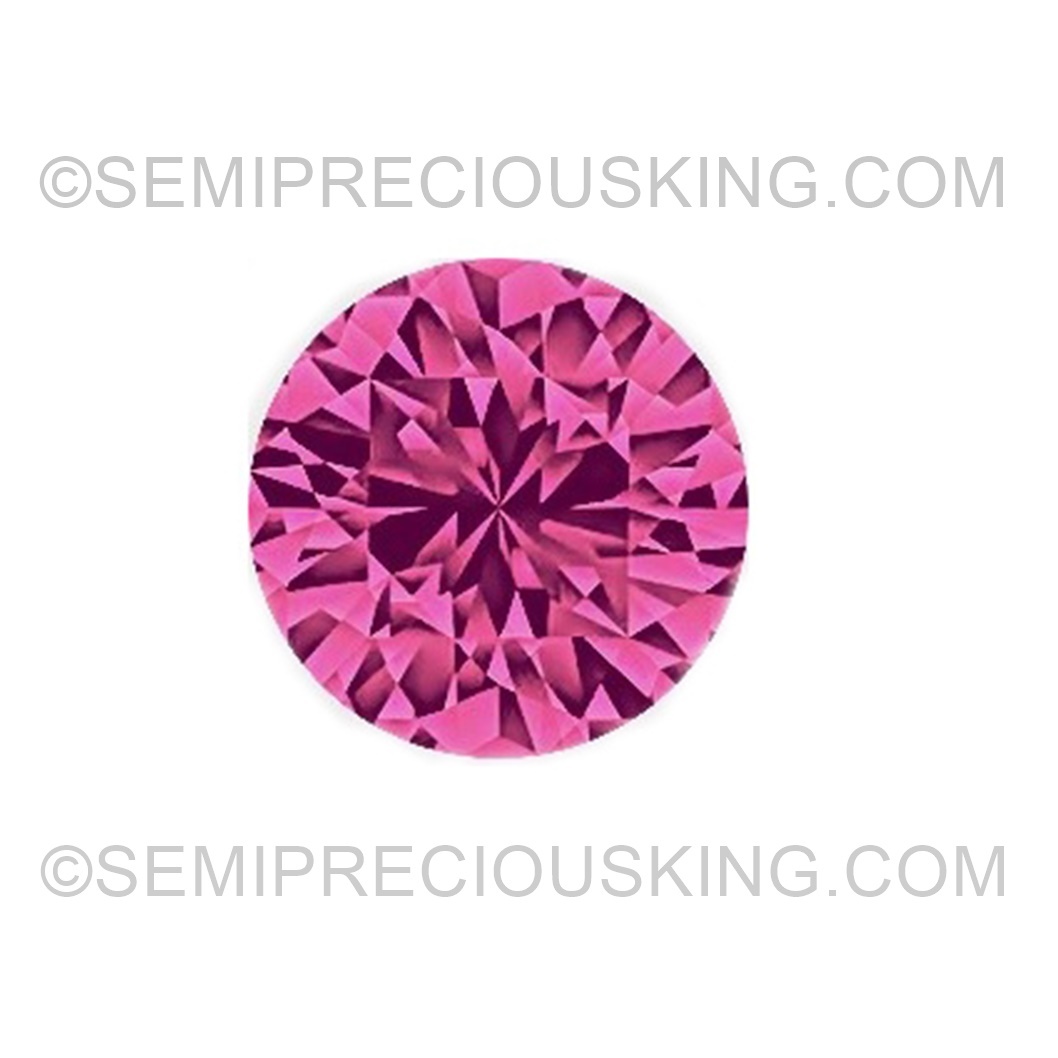 Primary image for Natural Ruby 2.5mm Round Diamond Facet Cut SI2 Clarity Fuschia Color Loose Preci
