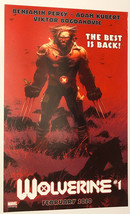 Return of Wolverine Marvel Comics Promo Art Poster Adam Kubert Art Double Sided - £19.41 GBP