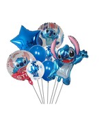 Lilo Stitch 8pc balloon set Blue or Pink U choose (Free Shipping) - $285.59 MXN