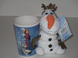 Disney Frozen Olaf Plush &amp; 5&quot; Ceramic Coffee Mug Set NEW - £10.38 GBP