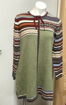Hanna Andersson Storyteller Fair Isle Stripe Sweater Dress 160 Girl XS S Women - $32.66