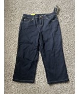 inc international concepts Straight Leg Regular Fit Crop Demin Denim Size 4 - $32.05 CAD