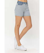 Judy Blue Full Size Color Block Denim Shorts - $54.00