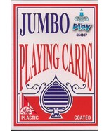 Jumbo Playing Card Deck Standard Deck Larger Size Bigger Numbers New - £9.38 GBP