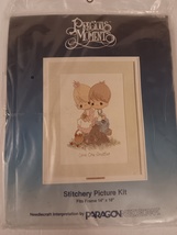 Precious Moments Love One Another 1078 Stitchery Picture Kit Paragon Nee... - $29.99
