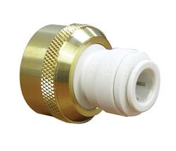 IPW Industries Inc-John Guest - Brass 3/4&quot; Female Garden Hose Connector- 3/8&quot; OD - £11.10 GBP