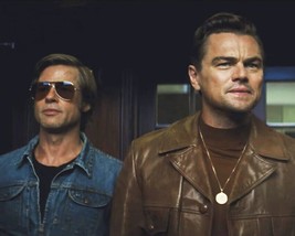 Once Upon A Time in Hollywood Brad Pitt Leonardo Di Caprio tough guys 8x10 Photo - $10.99